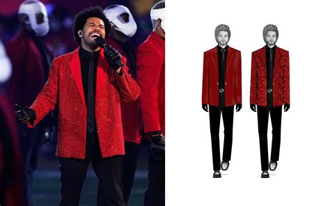 givenchy the weeknd|weeknd's super bowl givenchy suit.